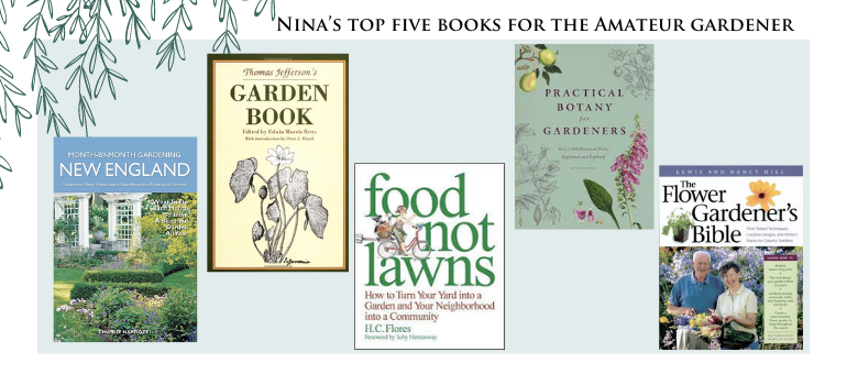 Top five books for the Amateur gardener