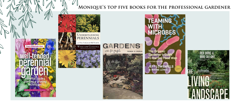 Top five books for the Professional gardener