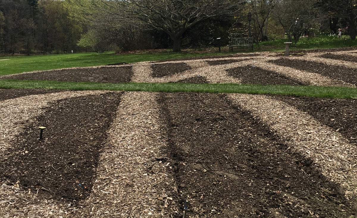 Garden Soil Prep at Tower Hill Botanic Gardens in Boylston Mass. 