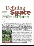 Defining space with plants